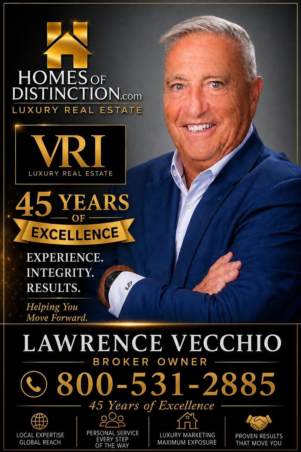 Lawrence Vecchio – Broker Owner, 45 Years of Excellence