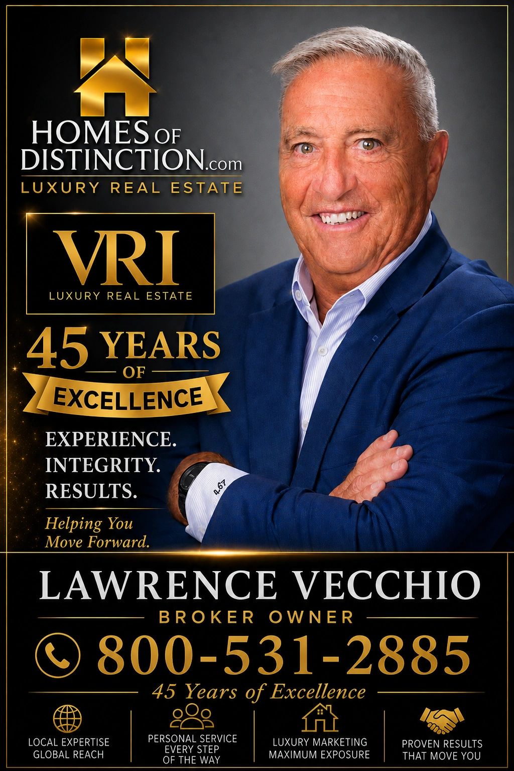 Lawrence Vecchio – Broker Owner, 45 Years of Excellence